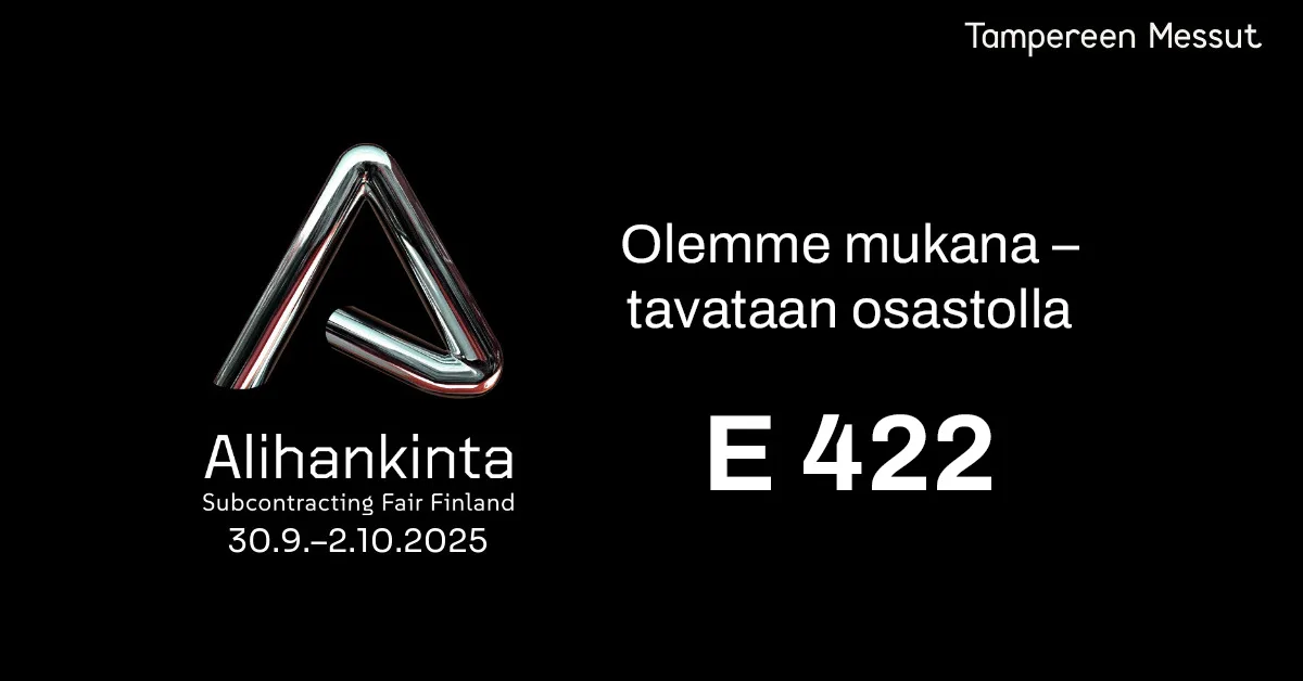 Insta Alihankintamessuilla 30.9.–2.10.2025