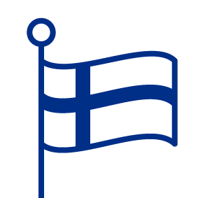 Suomen lippu ikoni