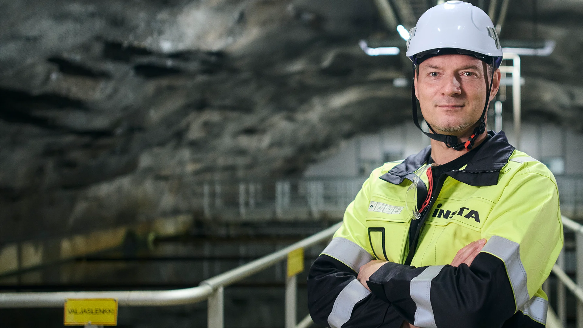 Insta’s Janne Niiranen at Turun Seudun Puhdistamo´s Kakolanmäki wastewater treatment plant