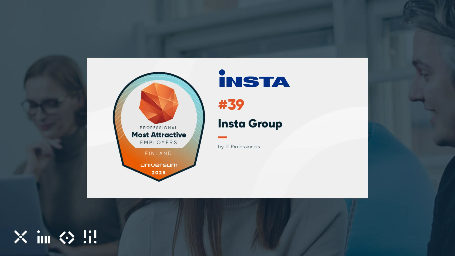  Insta vahvassa nosteessa IT-ammattilaisten keskuudessa