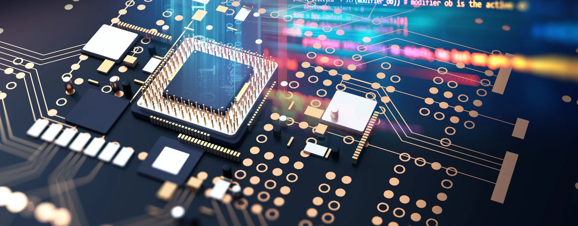 Futuristic circuit board embedded systems Insta