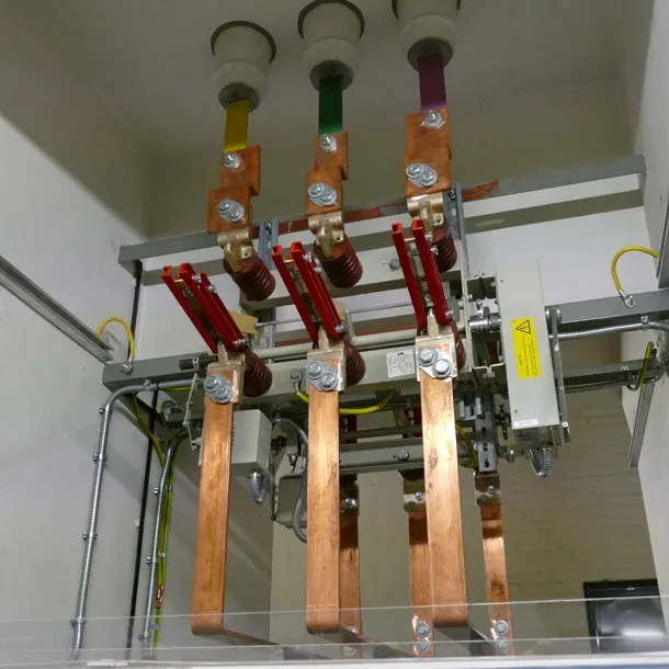 Power distribution substation at Finnsementti’s Parainen plant square
