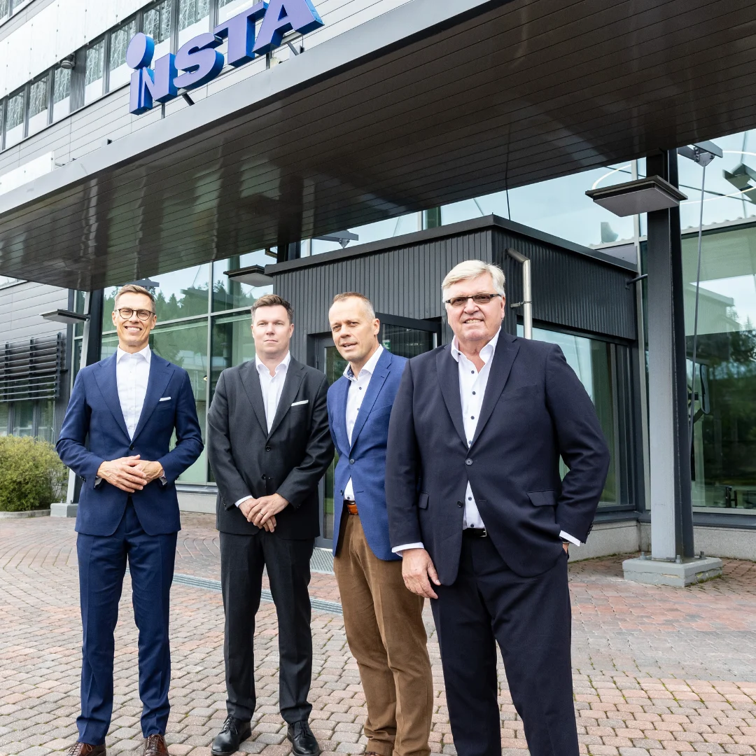 President of the Republic of Finland Alexander Stubb Explored Technology Company Insta’s Expertise