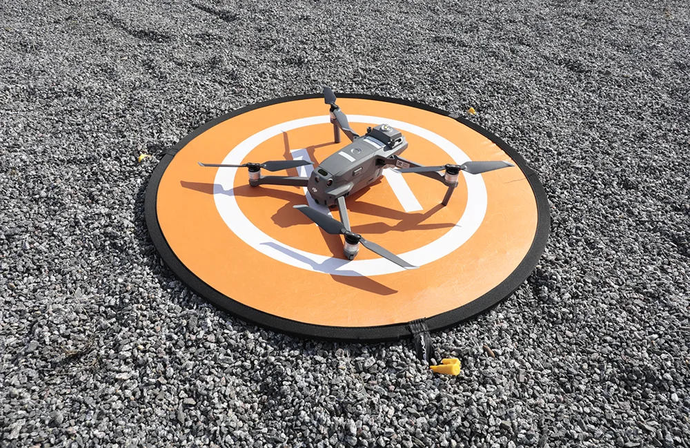 Drone laskeutusmisalustalla Insta