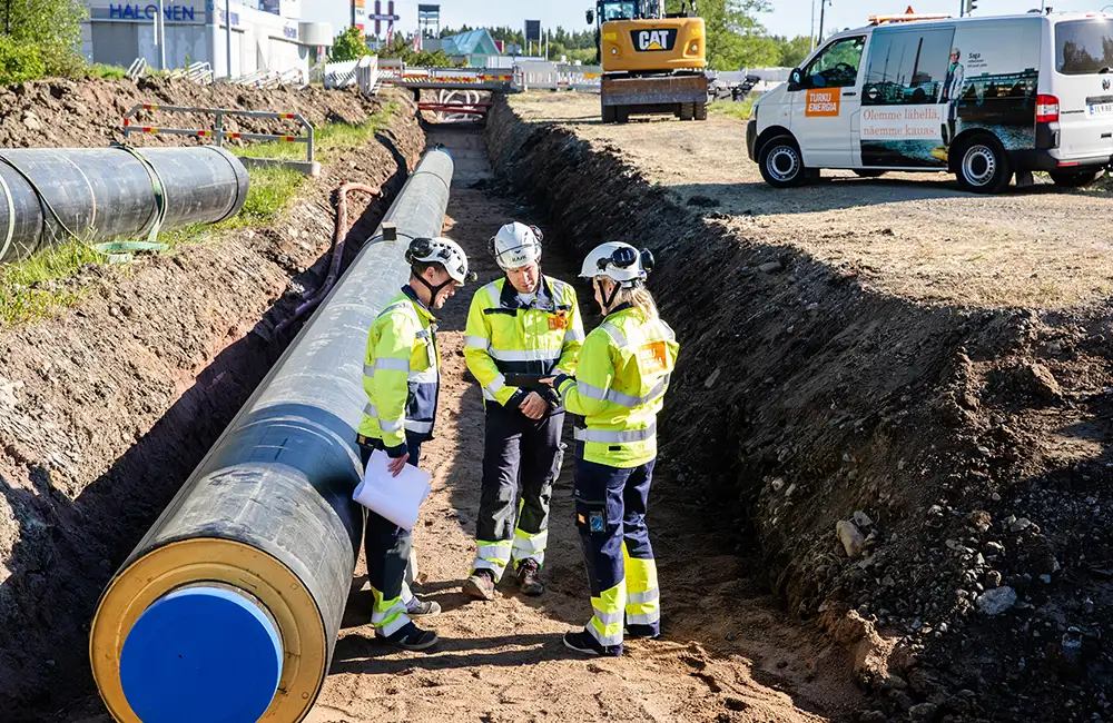 Turku Energian henkilöstöä