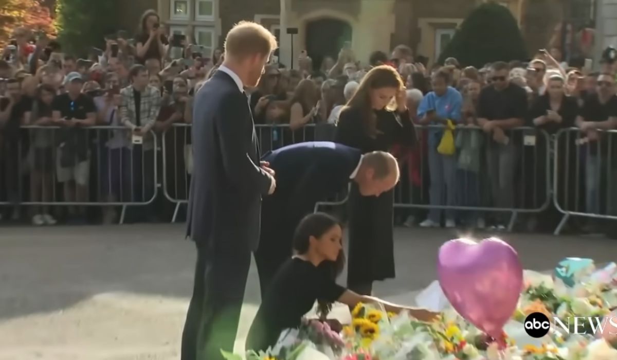Księżna Kate, książę William, książę Harry i Meghan Markle