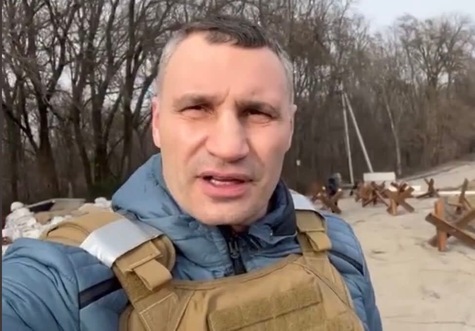 Witlij Kliczko apeluje do mieszkańców Kijowa.