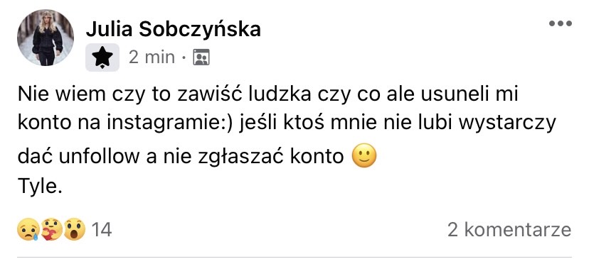 wpis Julii Sobczyńskiej
