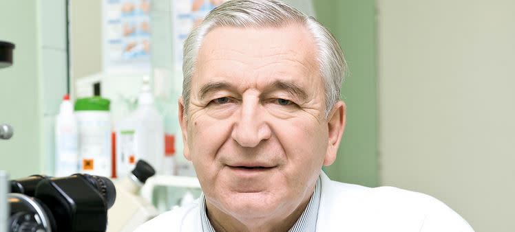 prof. Jerzy Szaflik, szef Centrum Mikrochirurgii Oka "Laser", założyciel Centrum Jaskry w Warszawie.