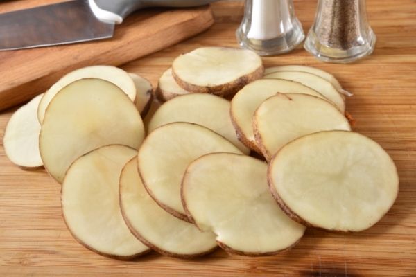 plasterki ziemniaków