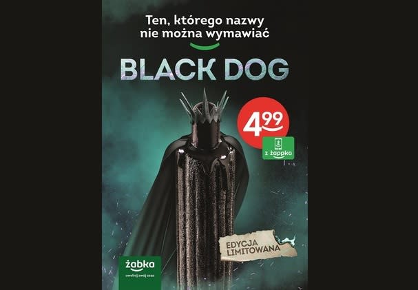 Żabka Black Dog