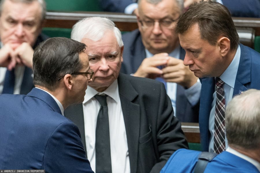 Morawiecki i Kaczyński w Kijowie