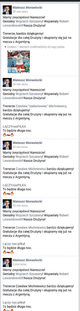 Wpadka Mateusza Morawieckiego na Facebooku. Tak ewoluował wpis premiera