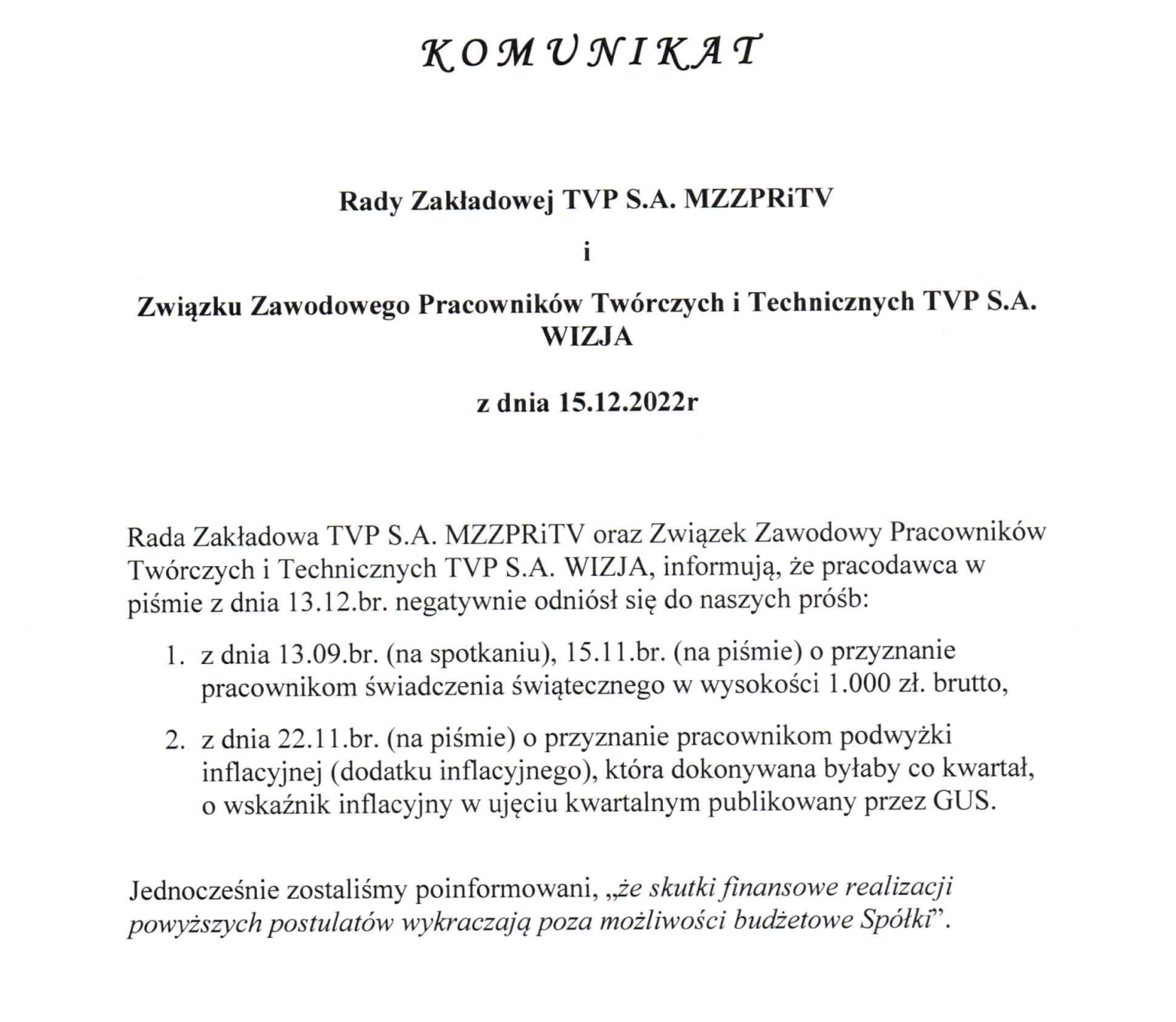 zwiazek-zawodowy-pracownikow-tworczych-i-technicznych-tvp-wizja-pismo