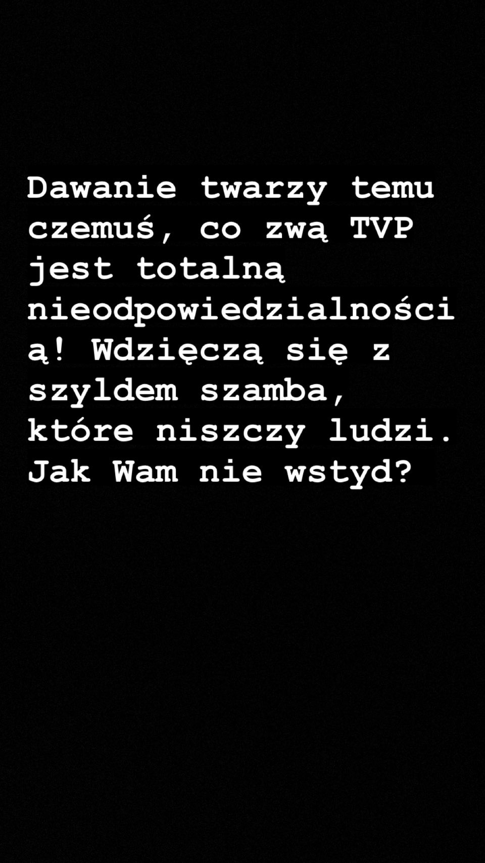 Beata Tadla atakuje gwiazdy, które pojawiły się na jubileuszu TVP