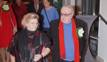 Jan Nowicki z żoną fot. KAPiF