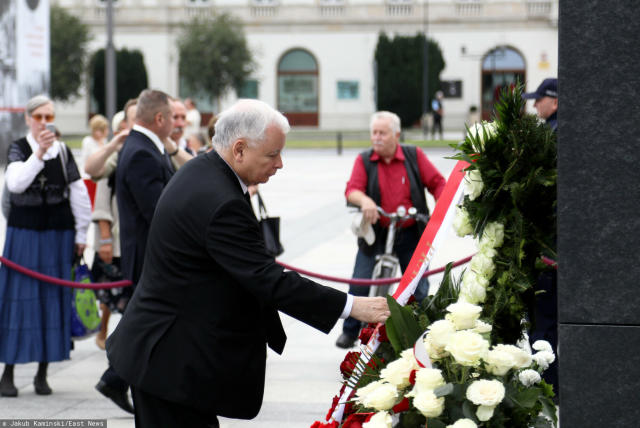 Jarosław Kaczyński - miesięcznica smoleńska