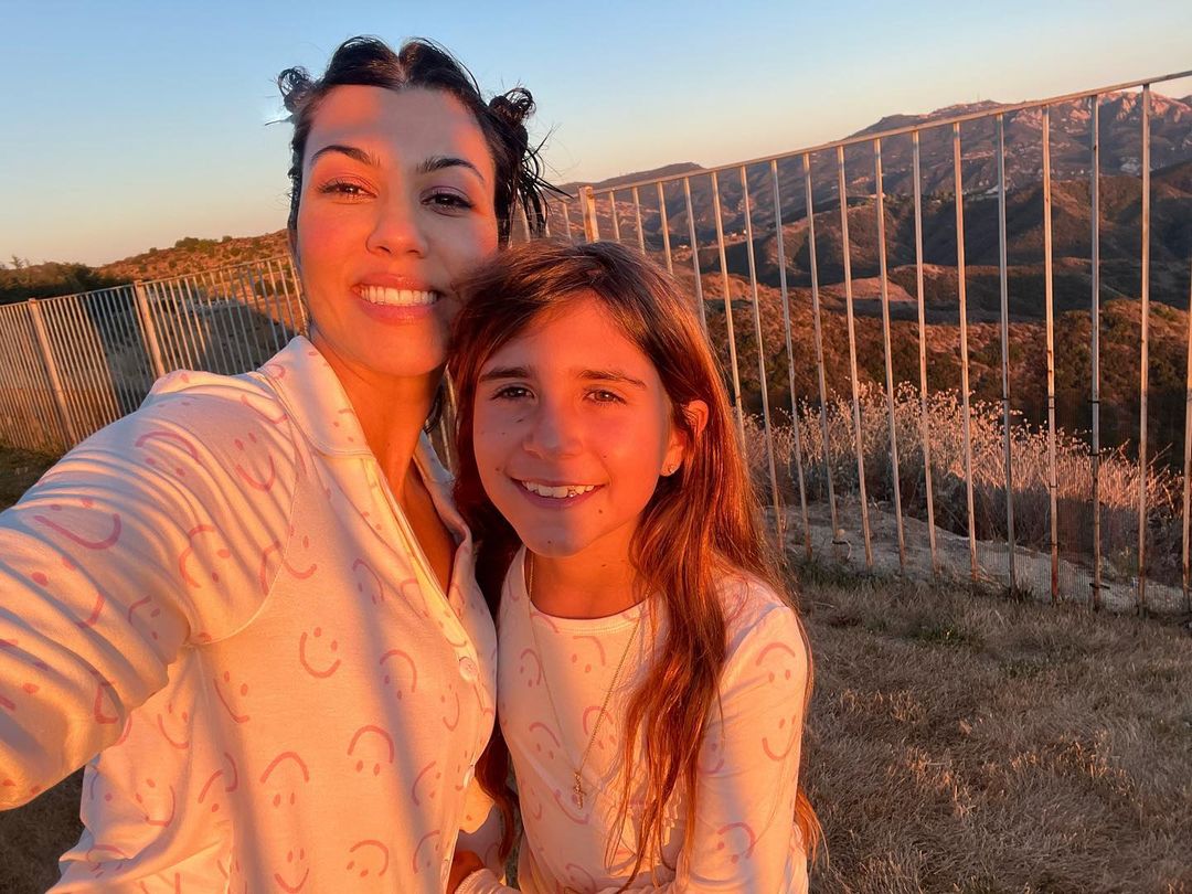 Kourtney Kardashian z córką