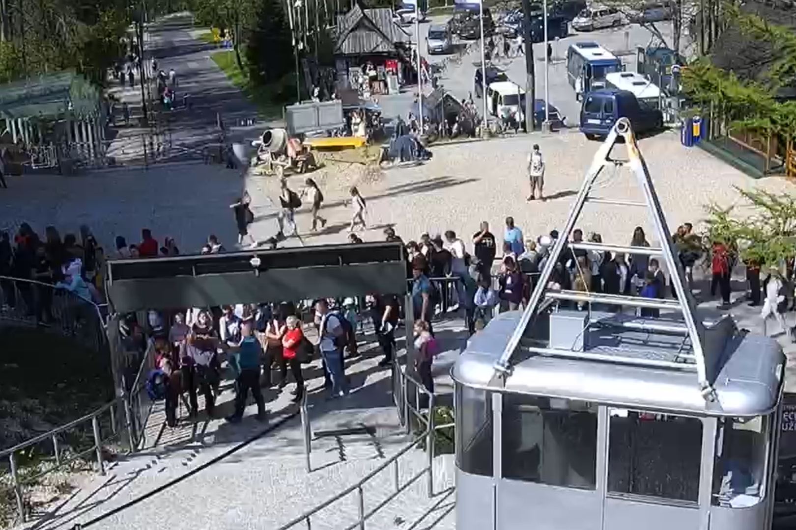 Tłumy turystów w Zakopanem