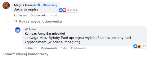 Magda Gessler zamieściła wymowny komentarz