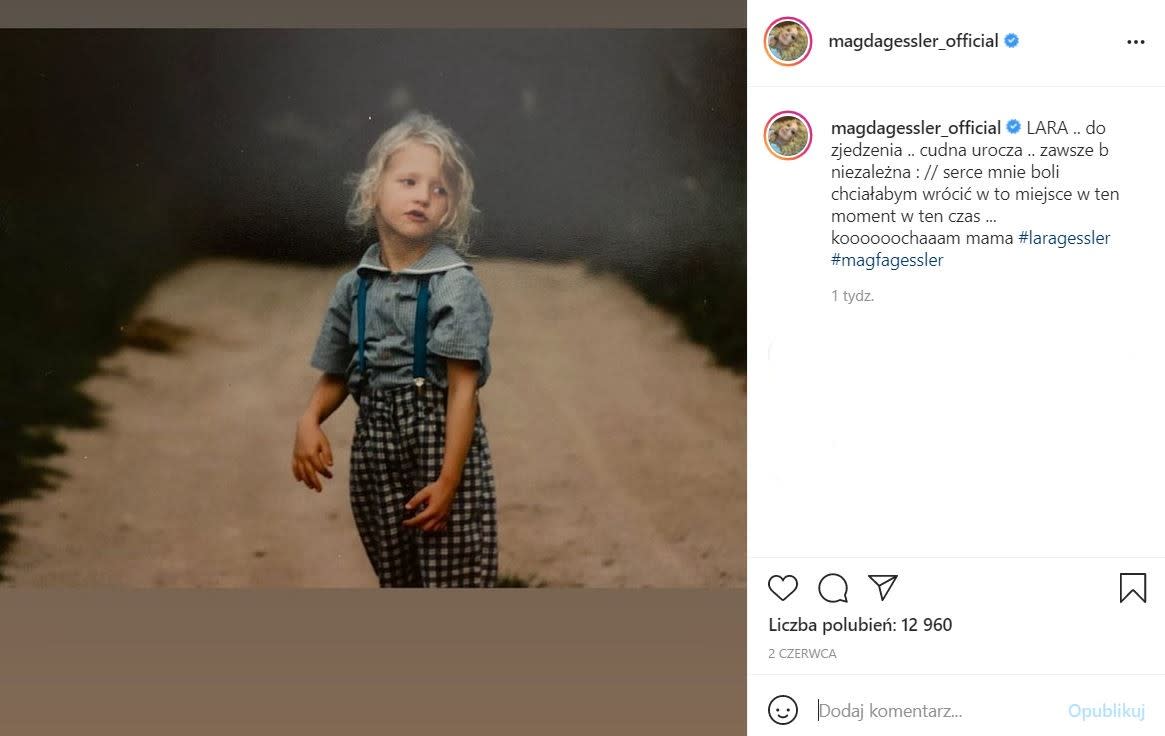Magda Gessler podzieliła się zdjęciem córki