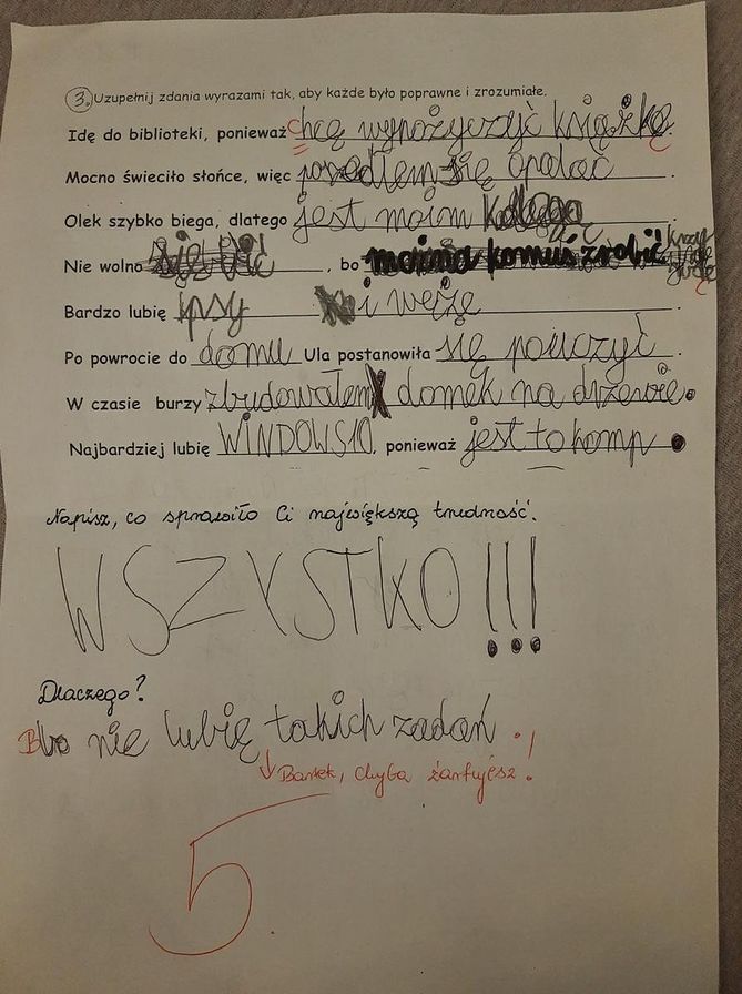 Rodzice nie zgadzają się z tym, za co nauczyciele obniżają oceny uczniom 