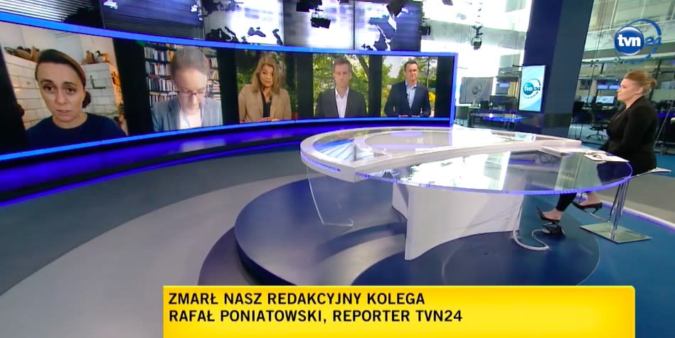 Na antenie TVN24 żegnano zmarłego Rafała Poniatowskiego