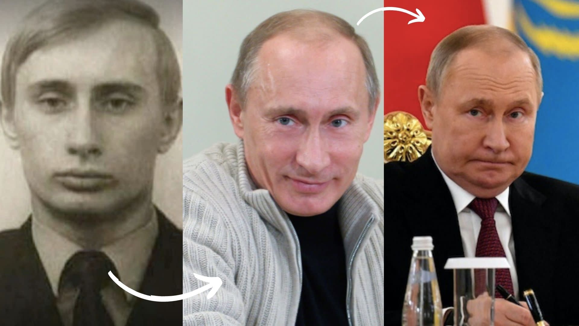 Tak zmieniała się twarz Władimira Putina