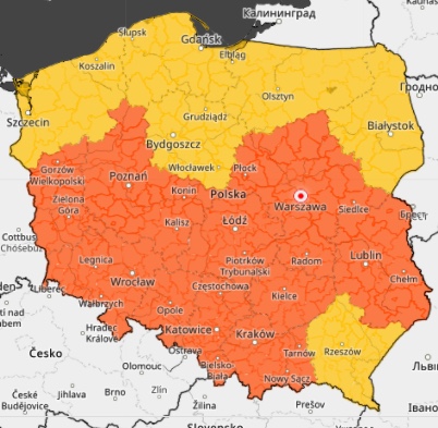 IMGW prognozuje niespokojny weekend: burze i silny wiatr