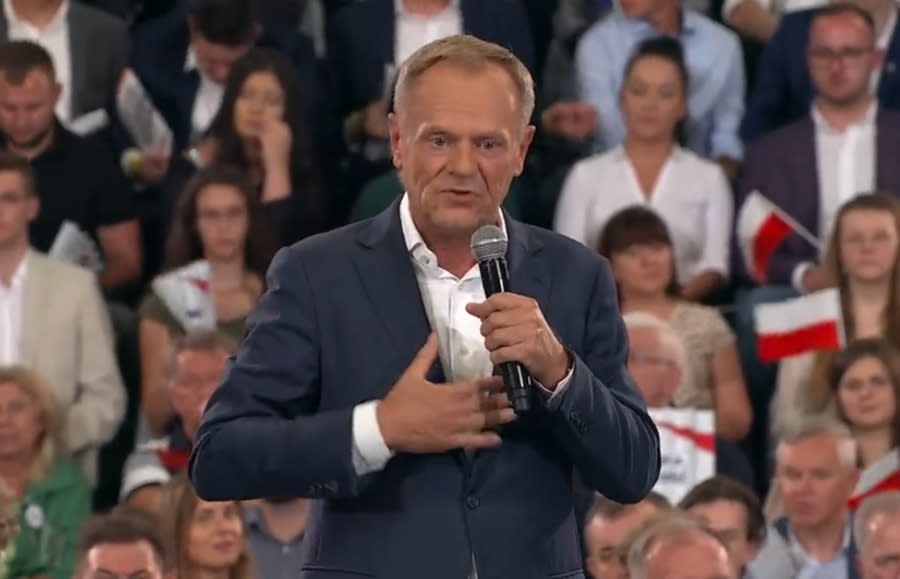 Donald Tusk w Radomiu: "Na ulicy się zorganizujemy, jeśli ta władza nie zniknie"