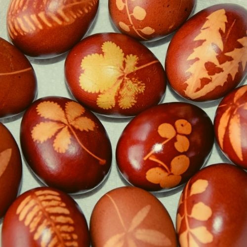 Łupina cebuli posłuży do ozdobienia jaj na Wielkanoc
