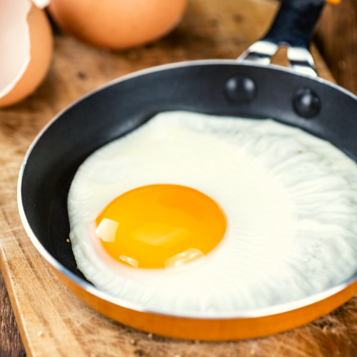 Jajka sadzone bez tłuszczu są pyszne