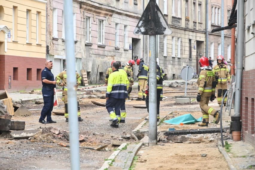 Wybuch gazu w Wałbrzychu. Zdjęcie: KM PSP Wałbrzych