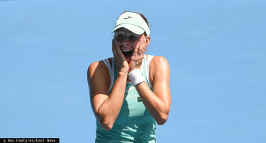 Po znakomitym meczu. Magda Linette zameldowała się w półfinale Australian open (Rex Features/East News).