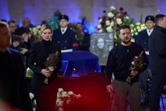 Zełenski pogrzeb MSW Ukraina