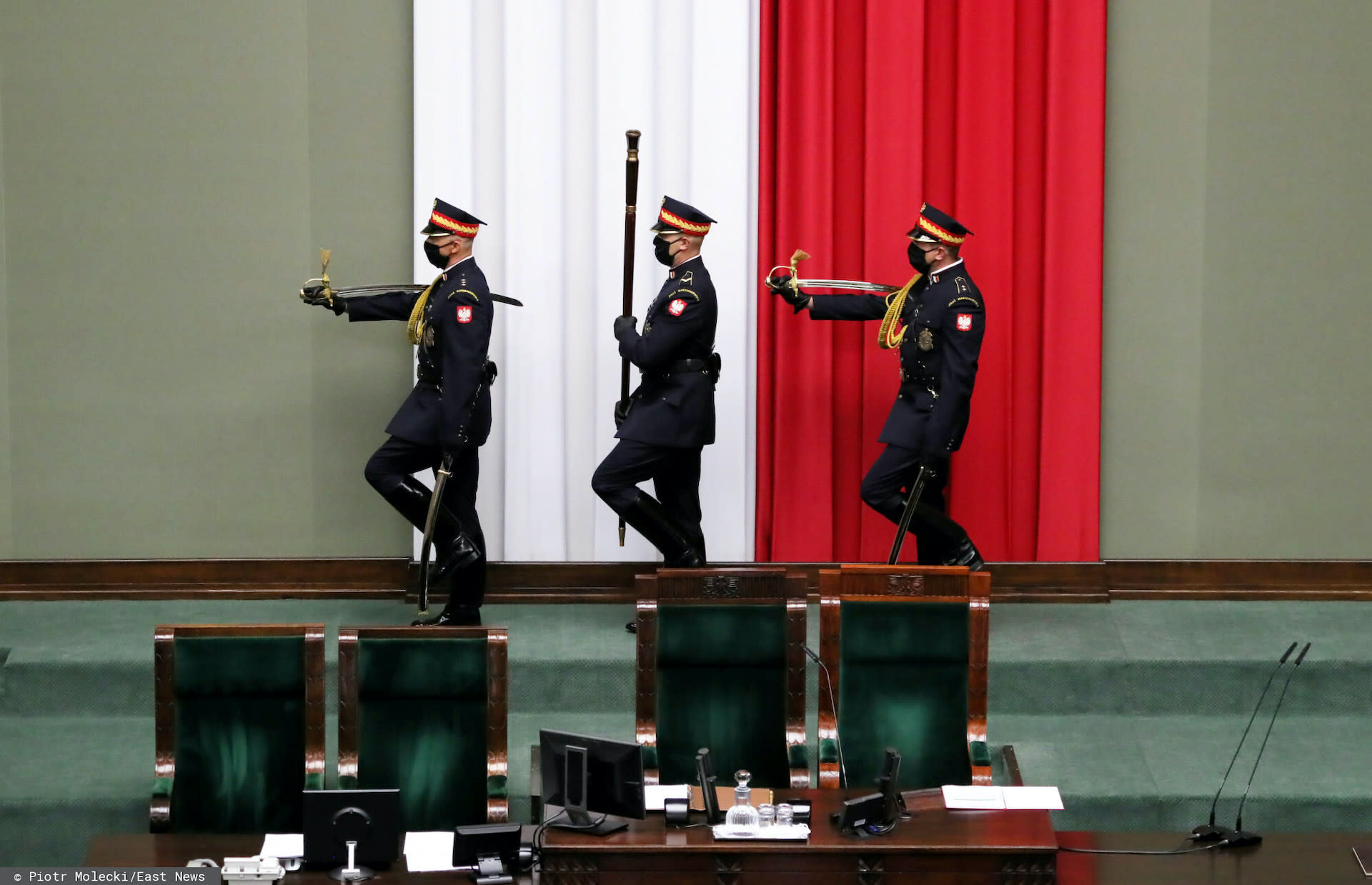 W 2020 roku z szeregów straży marszałkowskiej Sejmu odeszło ponad 50 funkcjonariuszy