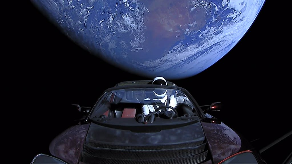 Tesla Roadster i Starman