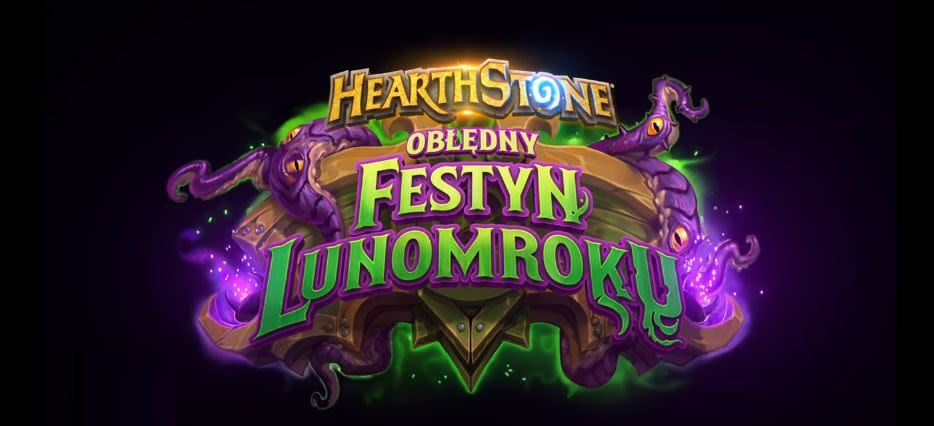 Logo dodatku Hearthstone: Obłędny Festyn Lunomroku. Tytuł: Obłędny Festyn Lunomroku – zwiastun | Hearthstone (PL)