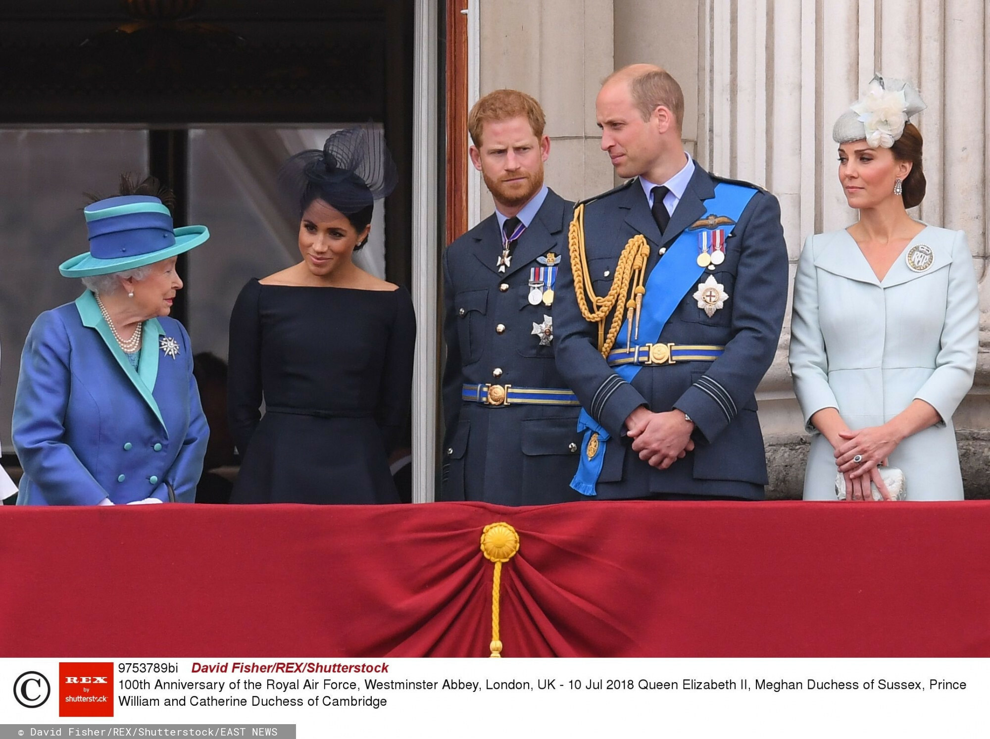 Książę Harry, Meghan Markle, książę William, księżna Kate EA