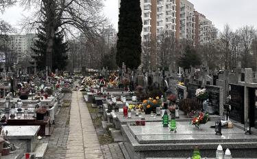 Warszawski Cmentarz na Służewie. Źródło: Iberion