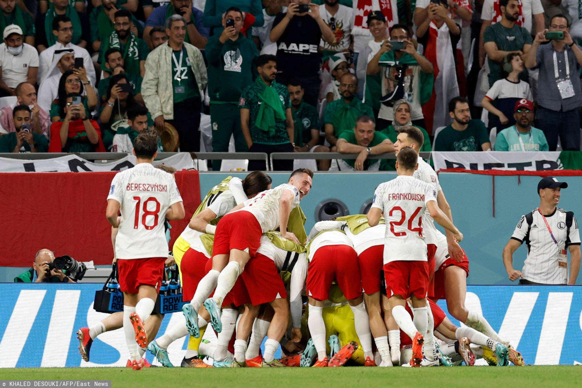Mundial 2022. Czy Polska wyjdzie z grupy Bukmacherzy obstawiają. Fot: KHALED DESOUKI/AFP/East News
