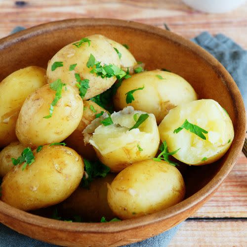Ziemniaki gotowane ze szczypiorkiem