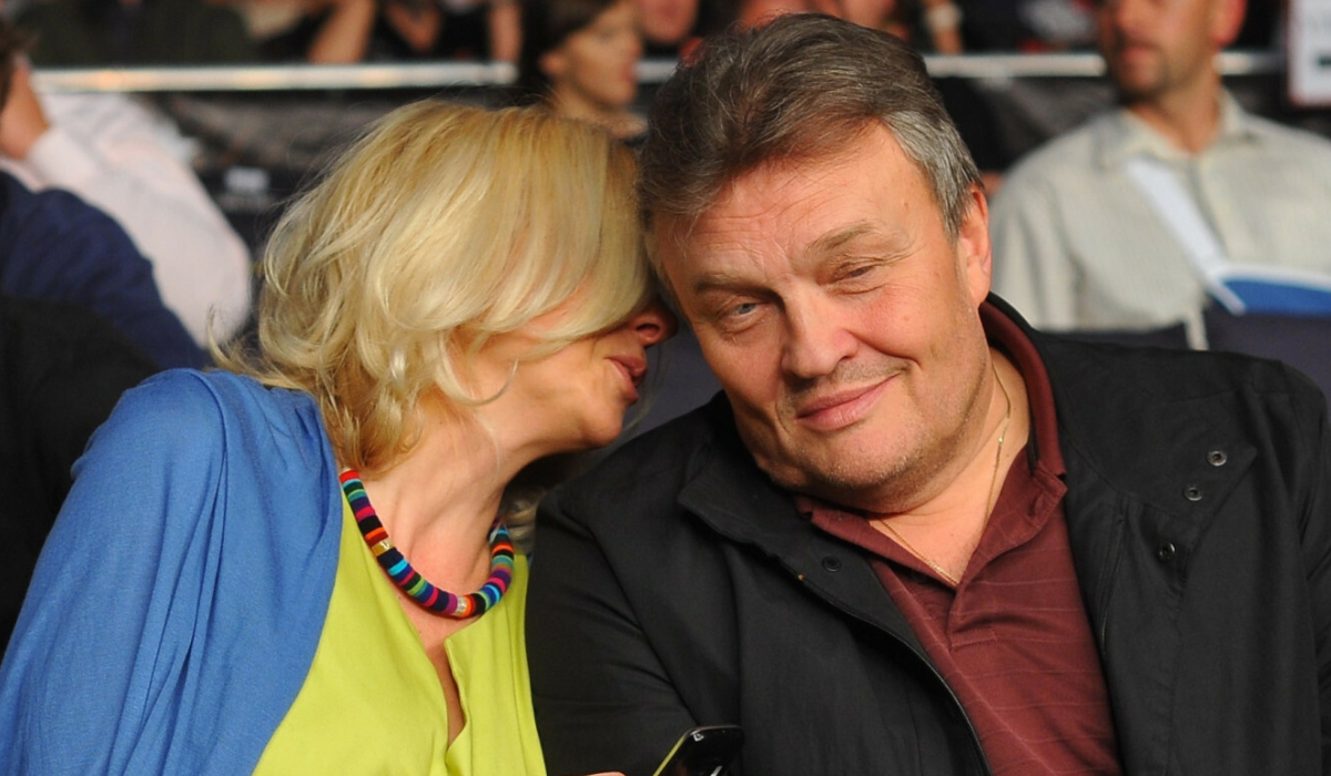 Krzysztof Cugowski z żoną, Gwiazdy kibicują Diablo Włodarczykowi, fot. PRZEMYSLAW JACH /East News