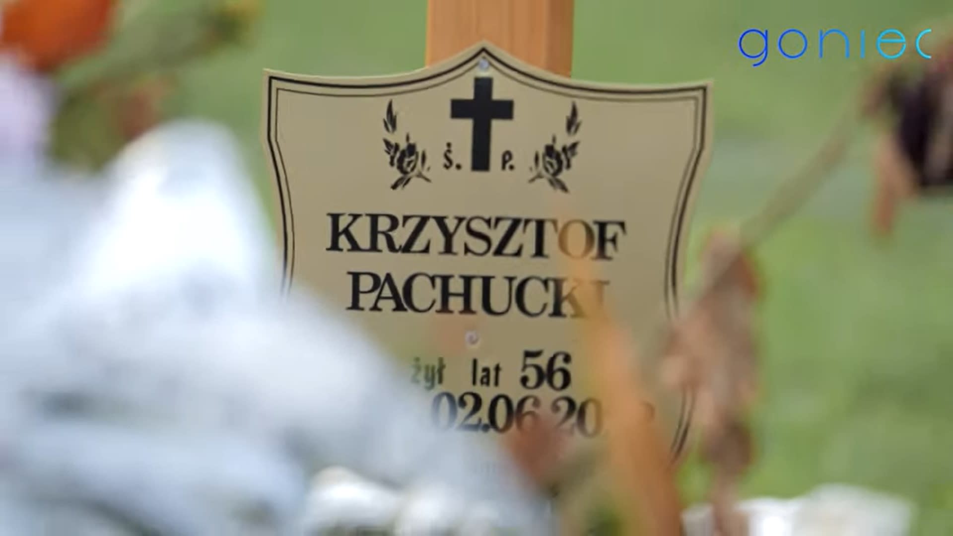 Grób Krzysztofa Pachuckiego z programu "Rolnik szuka żony"
