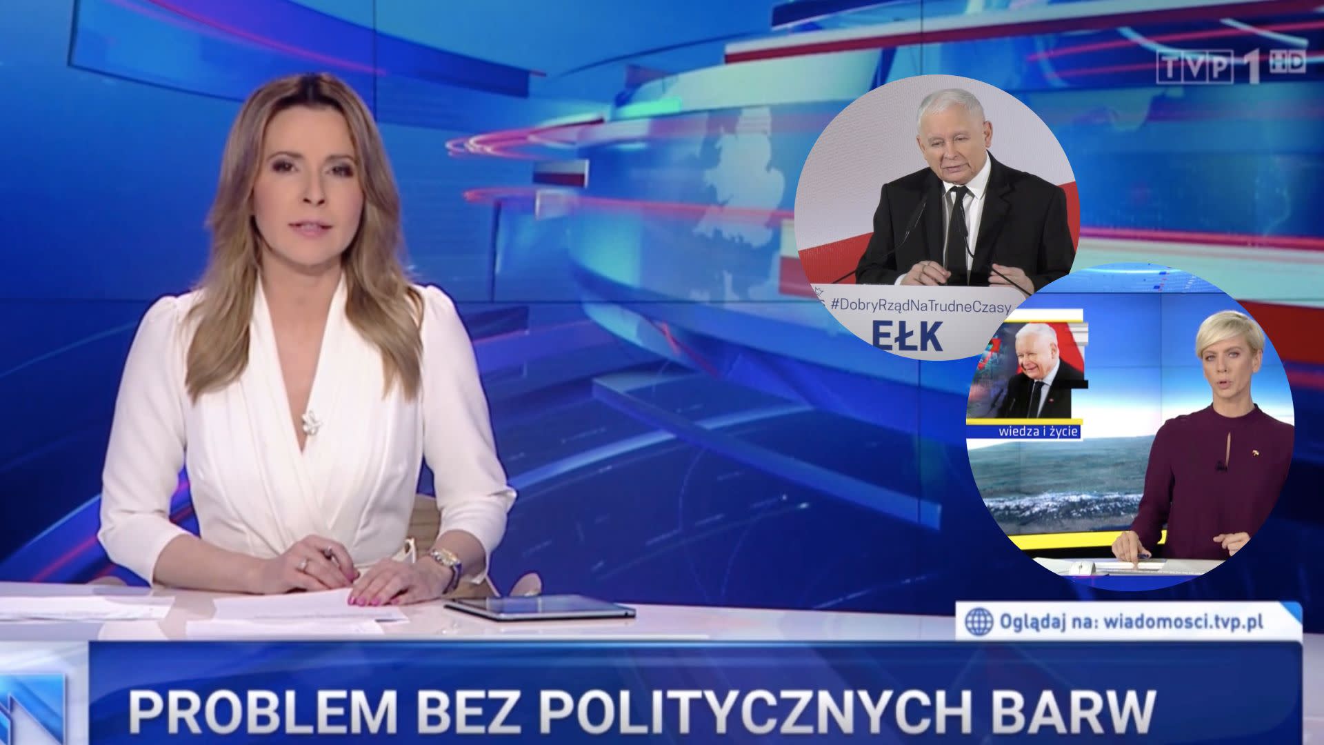"Wiadomości" TVP stanęły w obronie prezesa PiS, uderzyły w "Fakty"