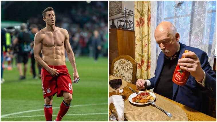 Janusz Korwin Mikke poleca Lewandowskiemu dietę fastfoodową na lepszą formę podczas Euro 2020.