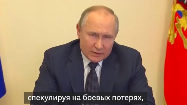 Władimir Putin ostrzega przed zdrajcami, krytykuje go nawet jego były premier