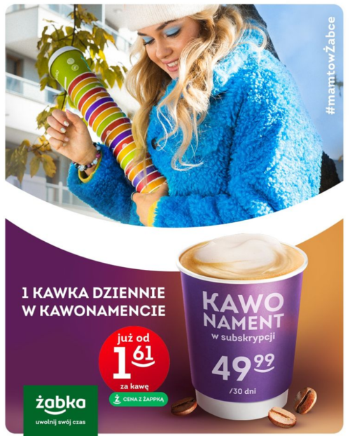 Żabka kawonament