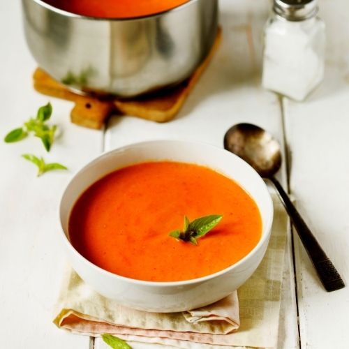 Kremowa zupa pomidorowa