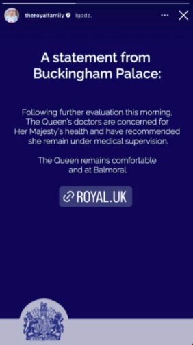 Pałac Buckingham wydał oświadczenie na temat stanu zdrowia królowej Elżbiety II